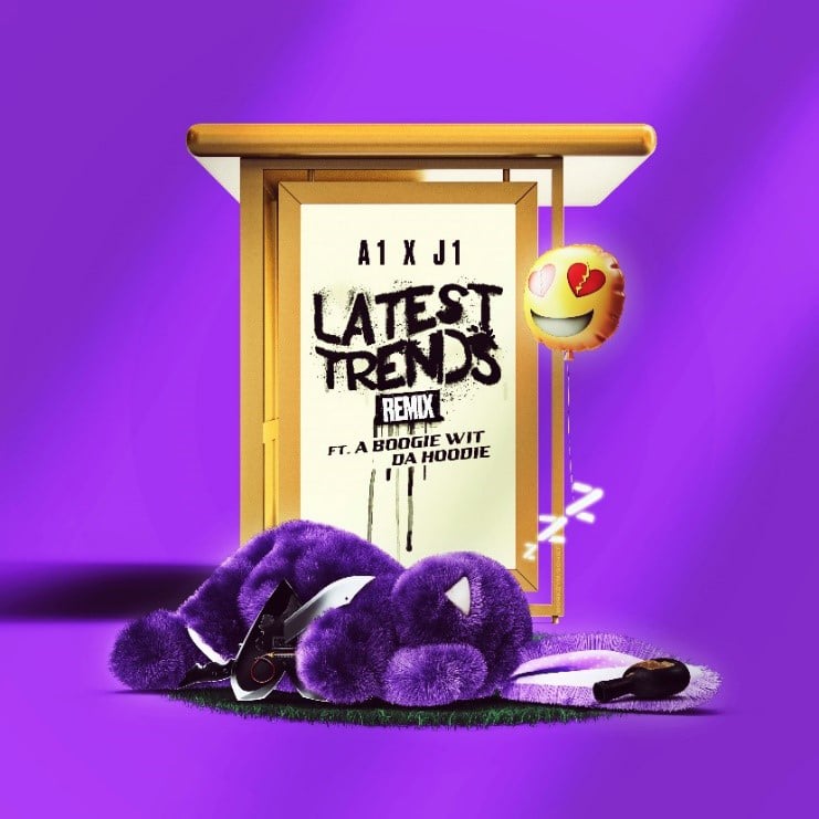 A BOOGIE WIT DA HOODIE JUMPS ON A1 X J1'S "LATEST TRENDS" REMIX