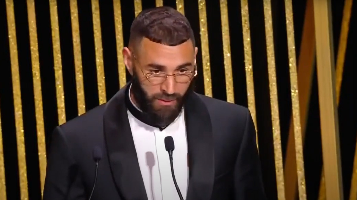 Tupac Tribute By Karim Benzema As He Wins Ballon d'Or Award