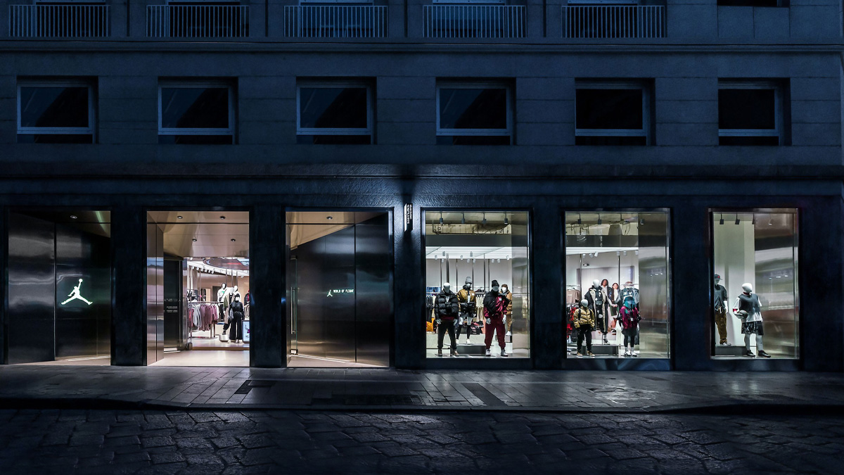 Jordan World of Flight Debuts In Milan, A New Retail Concept