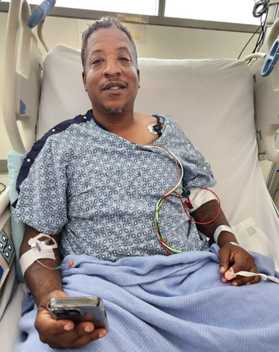 EDI Mean recovering after suffering a heart attack (Instagram @edidono4l)